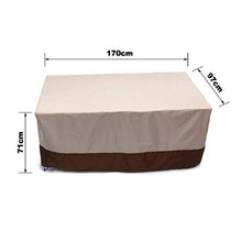Sweo Copertura Antipolvere per Mobili da Esterni Esterni Copertura Impermeabile Antivento Antistrappo Resistente UV Oxford Panno Protector Piccolo Tavolo