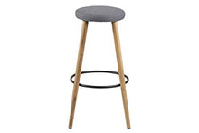 Amazon Brand - Movian Tarna - Set da 2 sgabelli da bar, 41 x 41 x 77 cm, grigio