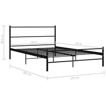 SKM Giroletto Nero in Metallo 140x200 cm (17.8kg)