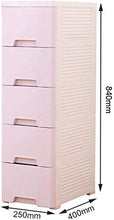 Comò e cassettiere Armadi, armadi di immagazzinaggio in casa a Fessura, bagni cassetti, armadi in plastica (Size : 25CM)