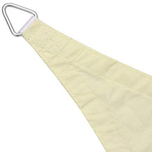 E E-NICES Parasole a Vela Oxford Rettangolare 4x6 m Crema