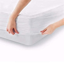 Melunda Coprimaterasso Impermeabile - 100 x 200 cm - Coprimaterasso in Cotone - Elasticizzato - Ipoallergenico, Antiacaro e Dermatologicamente Testato
