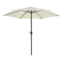 AKTIVE 53869 - Ombrellone Esagonale Diametro 270 cm - Telaio di Alluminio 38 mm - Colore Panna