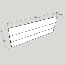 Trobal - Abbeveratoio fata 155 x 60 x 5 noce