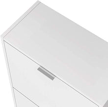 MYYINGELE Scarpiera/Armadio/Organizer a   4 Ante 25 x 52 x 163 cm   Bianco
