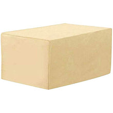 Copertura per mobili da giardino, copertura per mobili da giardino in tessuto Oxford 420D, impermeabile, anti-UV, per esterni, in rattan, beige, 122 x 76 x 46 cm