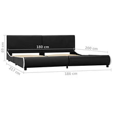 SKM Giroletto Nero in Similpelle 180x200 cm (34.2kg)