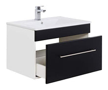Set di mobili da bagno SANTINI 75 (5 pezzi) nero satinato