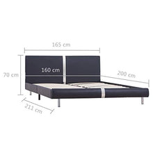 SKM Giroletto Nero in Similpelle 160x200 cm (26.65kg)