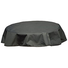 Gartenstuhl-Kissen Quadratische wasserabweisende Tischdecke 100% Polyester in Anthrazit 160cm rund