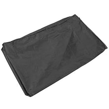 Baldacchino Altalena in Poliestere Placcato Argento Tettoia Altalena Antipolvere Resistente agli Strappi, per Piante da Giardino all'aperto(Black)