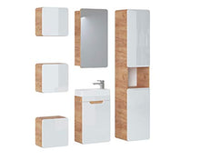 BIM Furniture Aruba 842 - Armadietto da bagno con specchio
