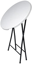 Saro Barbados Party di tavolo, Metallo, Bianco, 80 x 80 x 110 cm