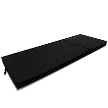 vidaXL Materasso Schiuma Ripiegabile Pieghevole 190cm Nero Letto Matrimoniale