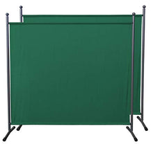 QUICK STAR 2 Pezzi Paravento da Giardino 180 x 178 cm Divisorio in Tessuto Balcone Protezione della Privacy Verde