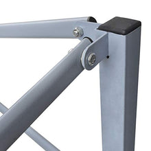 vidaXL Gazebo Professionale Pieghevole 3x3m Acciaio Bianco