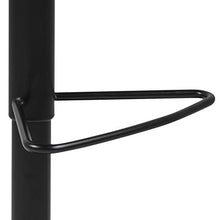 Amazon Brand - Movian Sarnen - Set da 2 sgabelli da bar, 52 x 41,5 x 115 cm, nero