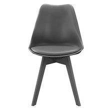 [en.casa] 2 x Sedie Sala da Pranzo (Grigie) per Sala da Pranzo/Salotto/Cucina - Set