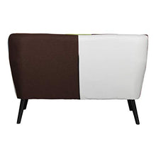 Totò Piccinni Divano Poltrona Pouf Tessuto Patchwork Alta qualità Top (Divano Patchwork 2 Posti)
