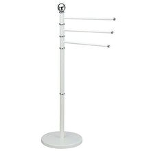 MSV 140.385 Guida di tovagliolo con 3 Rami in Metallo Cromato 33 x 22 x 89 cm