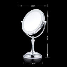 Specchio per il Trucco, Desktop con Luce Soffusa a LED Che Oscura Trucco a Rotazione a 360 ° R01 Trucco
