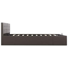 SKM Giroletto Contenitore Idraulico Grigio Similpelle 180x200cm
