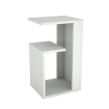 Alphamoebel Tavolini, Legno ingegnerizzato, Bianco, 35 x 29,5 x 60 cm