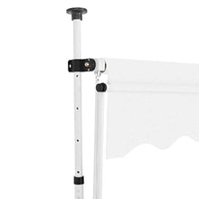 vidaXL Tenda da Sole Retrattile 300 cm da Balcone Strisce Blu/Giallo Parasole