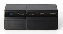 SaySure - Black Color High Speed 5 Ports USB Hub for Sony PS4