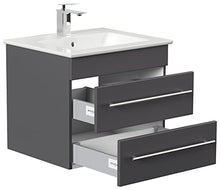 Mobile bagno con lavabo Villeroy & Boch Venticello 60cm antracite satinato