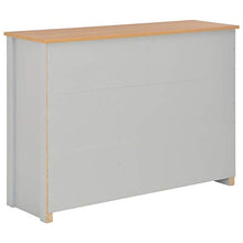 FAMIROSA Credenza Grigia 112x35x81 cm
