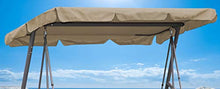 QUICK STAR Altalena Sostitutiva per Altalena Hollywood 145x210cm, Colore Beige, 145x210 cm, Copertura per Altalena Hollywood a 3 posti