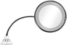 Specchio Specchi per Il Trucco 360 ° 10x LED Vanity Rotante Flessibile d'Ingrandimento Lampada Forte Ventosa