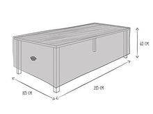 Perel - Custodia da esterno per tavolo max 280 cm