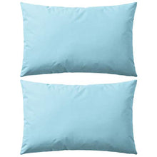 Buyounger Cuscini da Esterno 2 pz 60x40 cm Azzurro