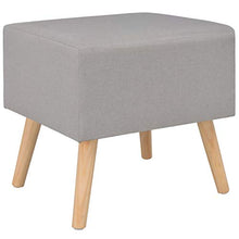 Estink - Comodino in tessuto, 40 x 35 x 40 cm, colore: Grigio
