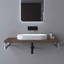 Mai & Mai Mensola Portalavabo 50cmx80cm, Mensola per Lavabi d'Appoggio Mensolone Sospeso per Lavabo