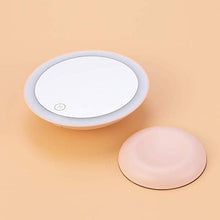 ADSE Specchio per Trucco Portatile LED Lighte Specchio cosmetico Ingranditore Specchio per Trucco Specchio per Trucco con luci (Rosa)
