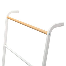 Gerson 2812 Scala Portasciugamani Metallo, Bianco, 45x24x160 cm