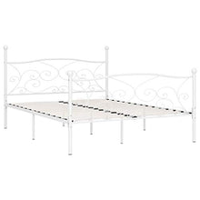 SKM Giroletto con Doghe Bianco in Metallo 180x200 cm (24.6kg)