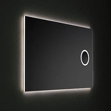 Kiamami Valentina SPECCHIO RETTANGOLARE CM 120X70 CON INGRANDITORE RETROILLUMINATO A LED