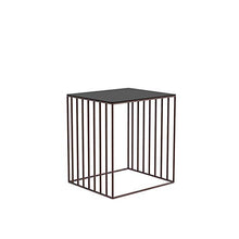 Comodini Metallo Laterale Forma Semplice e Durevole e Pratico (Color : Brown)