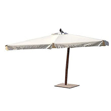 Bauer Ombrellone Decentrato da Giardino in Legno 3x4m Aster Ecrù