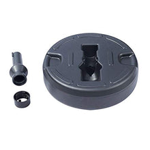 qkdop Cortile per Ombrellone Rotondo da 38 Mm con Supporto per Ombrellone E Giardino Esterno