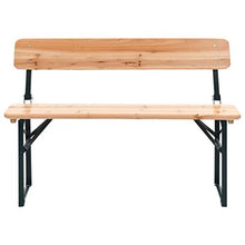 FAMIROSA Tavolo da Birreria Pieghevole 2 Panchine 118 cm Legno di Abete