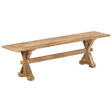 Tidyard Panca da Ingresso in Legno Massello di Mango,da Giardino/Patio/Balcone da Esterni o da Cameretta/Salotto/Corridoio per Interni 160x35x45 cm