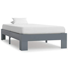 FAMIROSA Giroletto Grigio in Legno Massello di Pino 100x200 cm