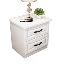 XUSHEN-HU Nordic Comodino Moderno Semplice Semplice di Legno Solido Bedside Cabinet Piccolo Piccolo Appartamento Camera da Armadio di immagazzinaggio d'angolo