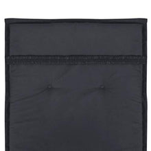 UnfadeMemory 2 Pz Cuscini per Sedie da Giardino Comoda e soffice Imbottitura Antracite 120x50x3 cm