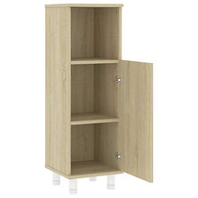 Armadio per il bagno, in rovere Sonoma 30 x 30 x 95 cm